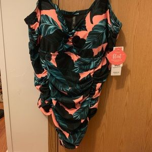 Torrid size 3 one piece bathing suit.